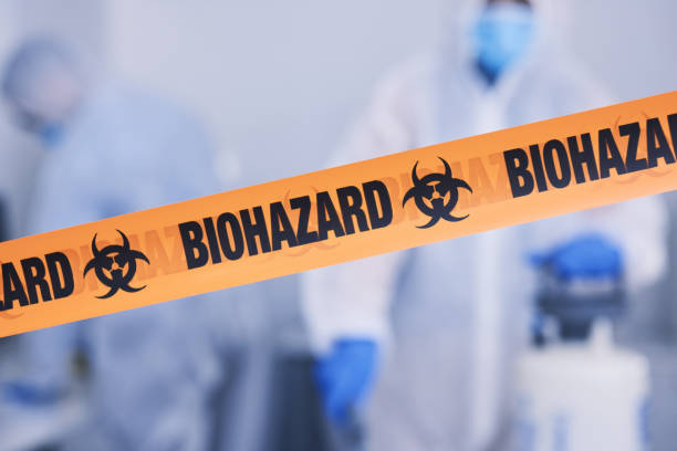 Professional Biohazard technician working in West Hills, NY